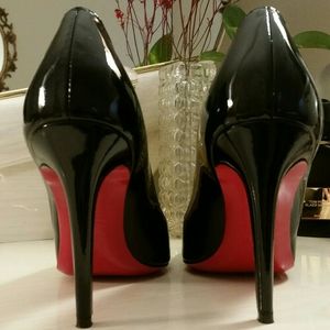 Red Bottoms Simple Pump 100 Patent Leather Heels